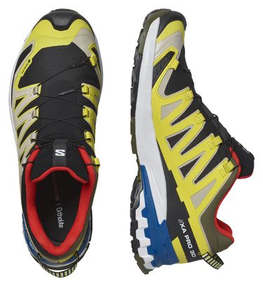 Chaussures de Trail Salomon XA Pro 3D V9 Gore-Tex Beige/Multicouleur