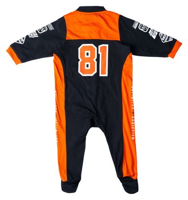 Pagliaccetto Kenny Racing Baby nero / arancione