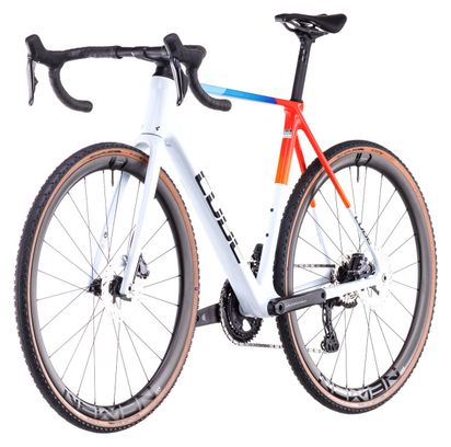 Cube Cross Race C:68X TE Bicicleta ciclocross Shimano Ultegra Di2/GRX Di2 12S 700 mm Teamline Blanco Azul Rojo 2025