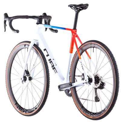 Cube Cross Race C:68X TE Bicicleta ciclocross Shimano Ultegra Di2/GRX Di2 12S 700 mm Teamline Blanco Azul Rojo 2025