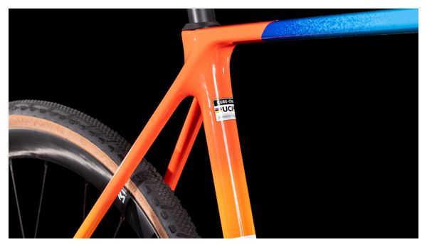 Cube Cross Race C:68X TE Bicicleta ciclocross Shimano Ultegra Di2/GRX Di2 12S 700 mm Teamline Blanco Azul Rojo 2025