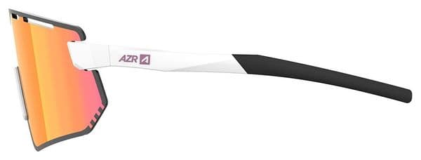 AZR Flash RX Gafas Barniz Blanco / Lente Hidrofóbica Rosa