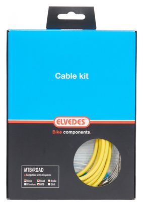 Kit de Frenado / Cables y Carcasa / Basic Elvedes Amarillo