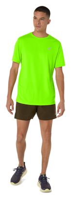 Maglia a maniche corte Asics Core verde da uomo