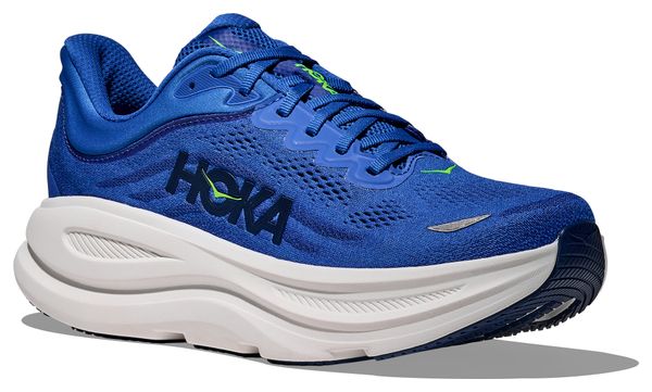 Zapatillas de running Hoka Bondi 9 azul/blanco para hombre
