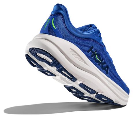 Zapatillas de running Hoka Bondi 9 azul/blanco para hombre