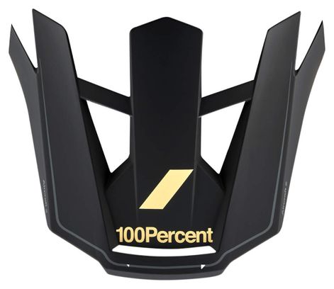 Replacement Visor for 100% Aircraft 2 Helmet Black/Yellow