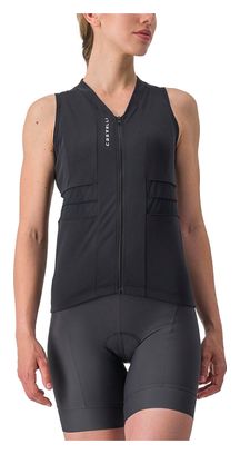 Maglia senza maniche Castelli Anima 4 Donna Nero