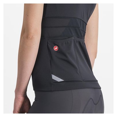 Maglia senza maniche Castelli Anima 4 Donna Nero