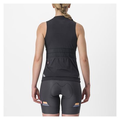 Maglia senza maniche Castelli Anima 4 Donna Nero