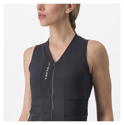 Maglia senza maniche Castelli Anima 4 Donna Nero