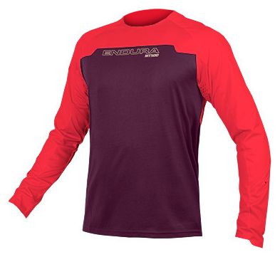 Endura MT500 Burner Aubergine Purple / Pink Long Sleeve Jersey