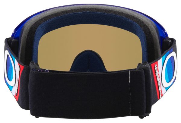 Oakley O-Frame 2.0 PRO MX Goggle Troy Lee Design Black Stripes / Black Ice Iridium / OO7115-48