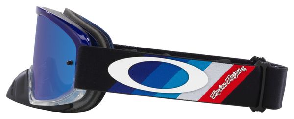 Oakley O-Frame 2.0 PRO MX Goggle Troy Lee Design Black Stripes / Black Ice Iridium / OO7115-48