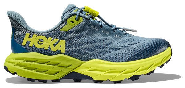 Chaussures de Trail Running Enfant Hoka Speedgoat 5 Youth Bleu Vert