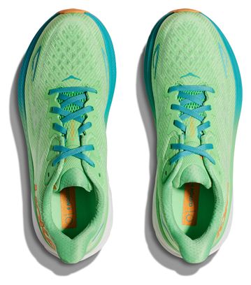 Hoka Clifton 9 Running Shoes Green