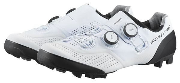 Shimano XC9 S-Phyre Uomo Scarpe Bianco