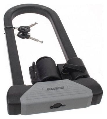 Cadenas de vélo U-lock 553 167 x 330 mm Noir