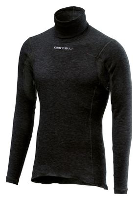 Castelli Flanders Warm Neck Warmer Langes Unterhemd Schwarz