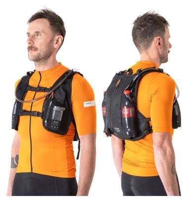 Restrap Race Hydration Vest 7.5L Zwart + 2L Blaas