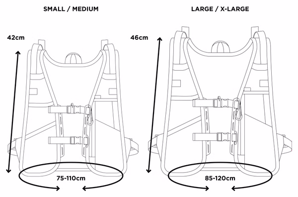 Restrap Race Hydration Vest 7.5L Black + 2L Water Bladder