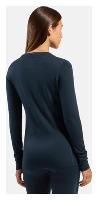 Odlo Merino 200 "80 Years" Blue Women's Base Layer
