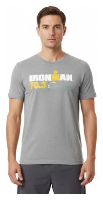 Camiseta gris de manga corta Ironman 70.3 Venecia-Jesolo para hombre