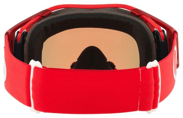 Masque Oakley Airbrake MX Moto Rouge Prizm MX Torch Ref. OO7046-A5