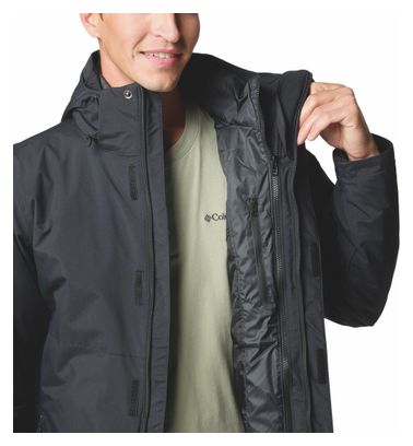 Chaqueta impermeable Columbia Element Blocker III 3 en 1 Negra