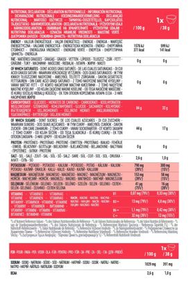 Boisson isotonique Decathlon Nutrition Iso+ Fraise/Cerise - 650g