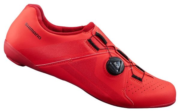 Refurbished Product - Pair of Shimano RC300 Road Shoes Red 43