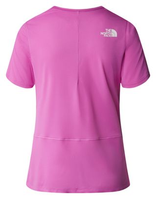 T-Shirt The North Face High Trail Run Purple Donna