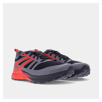 Inov-8 TrailFly Zwart Rood Herenschoenen