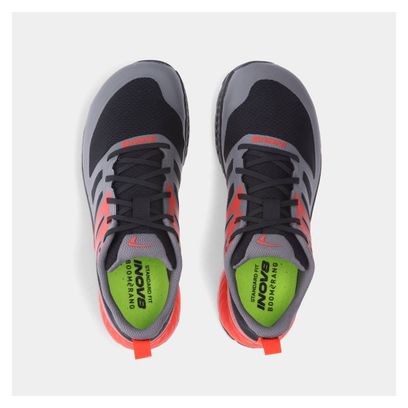 Inov-8 TrailFly Zwart Rood Herenschoenen