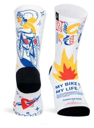 Pacific and Co Nice Ride Socks White