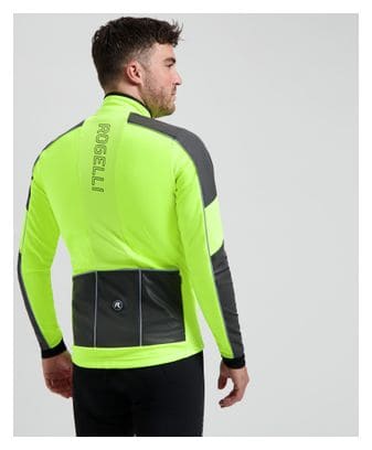 Veste de cyclisme hiver - Hommes - Jaune - Rogelli Essential HI VIS