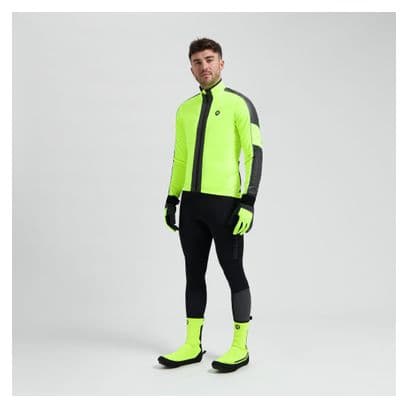 Veste de cyclisme hiver - Hommes - Jaune - Rogelli Essential HI VIS