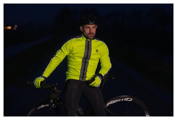 Veste de cyclisme hiver - Hommes - Jaune - Rogelli Essential HI VIS