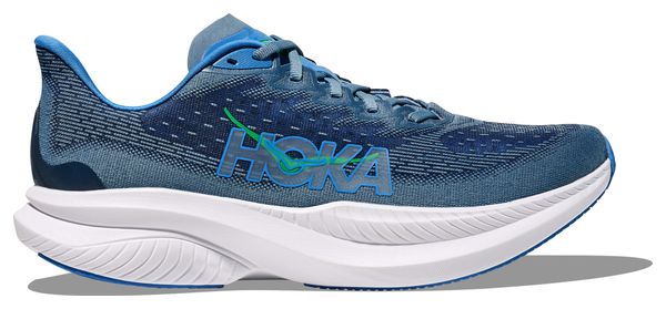 Hoka Mach 6 Hardloopschoenen Blauw/Wit Heren