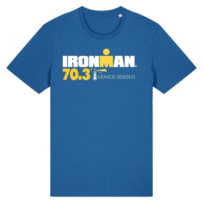 Camiseta de manga corta Ironman 70.3 Venecia-Jesolo Azul Real para hombre