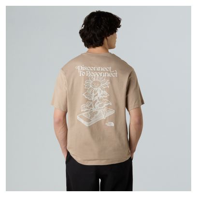 The North Face Connect Grafisch Beige Unisex T-shirt