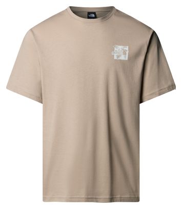 The North Face Connect Grafisch Beige Unisex T-shirt