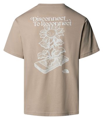 The North Face Connect Grafisch Beige Unisex T-shirt