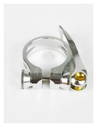 Collier de Selle Serrage Rapide Ice 31.8 mm Argent