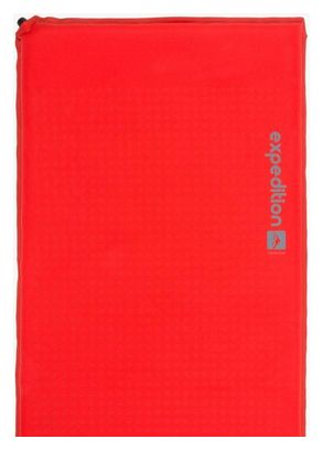 Tapis de couchage Highlander expedition auto-gonflable-Très grand-Rouge