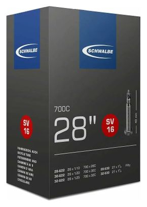 Schwalbe 700c / 28 &#39;&#39; Extra leichtes SV18 Presta 40mm Innenrohr