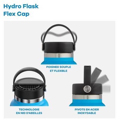 Hydro Flask Gourd 709ml w / Estándar Flex Cap Black
