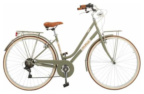 Vélo de ville VIA VENETO MALAGUETA 28 6V FEMME vert