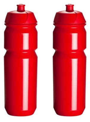 2x Bidon 750 ml - Rouge