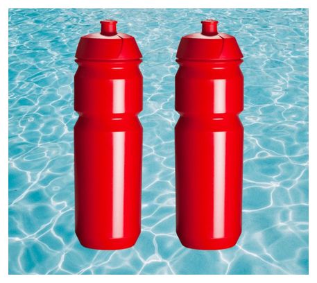 2x Bidon 750 ml - Rouge